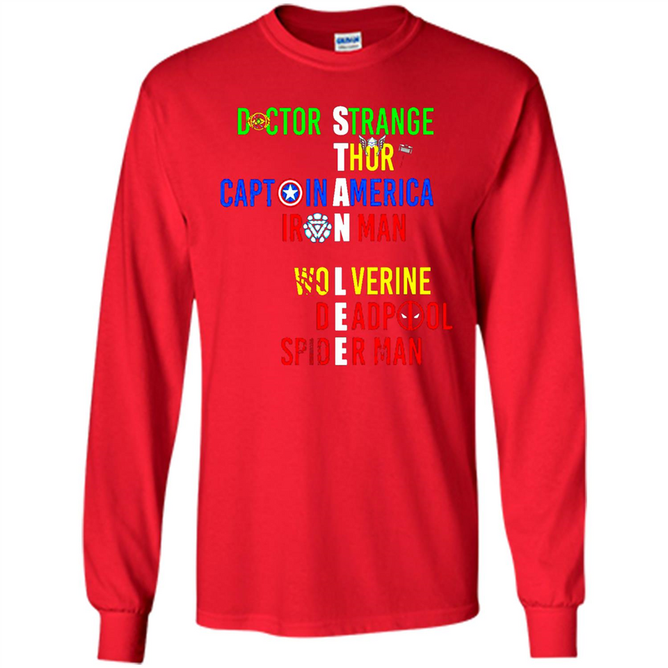 RIP Stan Lee Doctor Strange Thor Caption America Iron Man Shirt PINGPONG - Long Sleeve T-Shirt