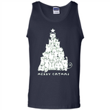 Merry Catmas - Merry Christmas Cat Lover Mug PINGPONG - Tank Top