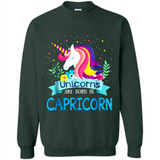 Unicorns are born in Capricorn Birthday Rainbow Gift Custom Ultra Cotton
