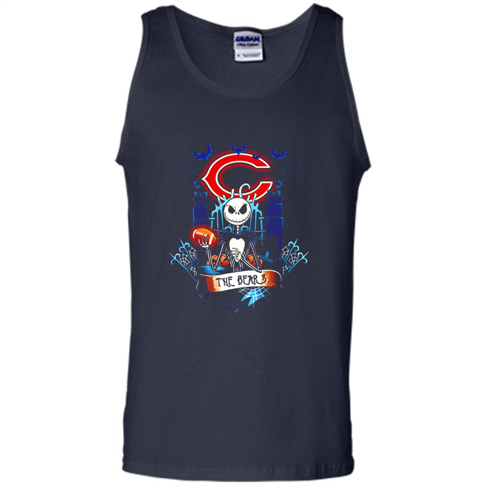 Chicago Bears Halloween The Nightmare Before Christmas - Tank Top