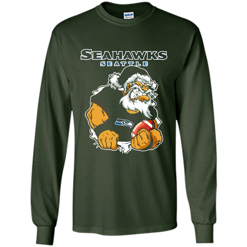 Grumpy Santa Claus Seahawks Seattle Football Team PINGPONG