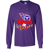 Snoopy Christmas Tennessee Titans - Long Sleeve T-Shirt