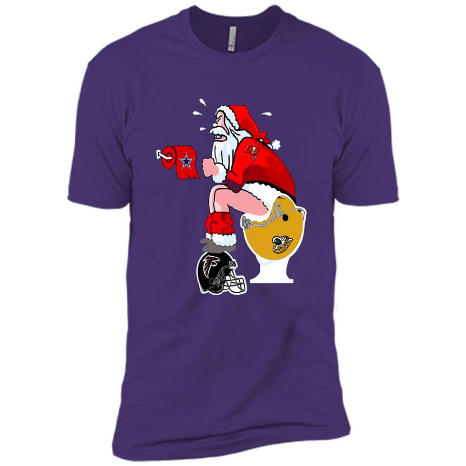 Tampa Bay Buccaneers Santa Claus Toilet