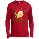 TACO Santa Hat Ugly Christmas shirt Ladies' Boyfriend