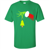 Funny Grinch Hand Holding Christmas Tree Ornament Christmas PING PONG