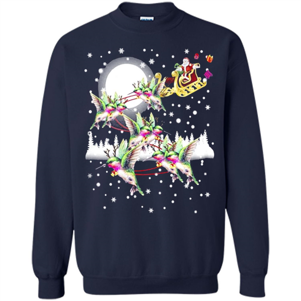 Hummingbird Santa Sleigh - Sweatshirt
