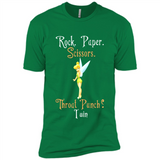 Tinker Bell Rock Paper Scissors Throat Punch I win PINGPONG