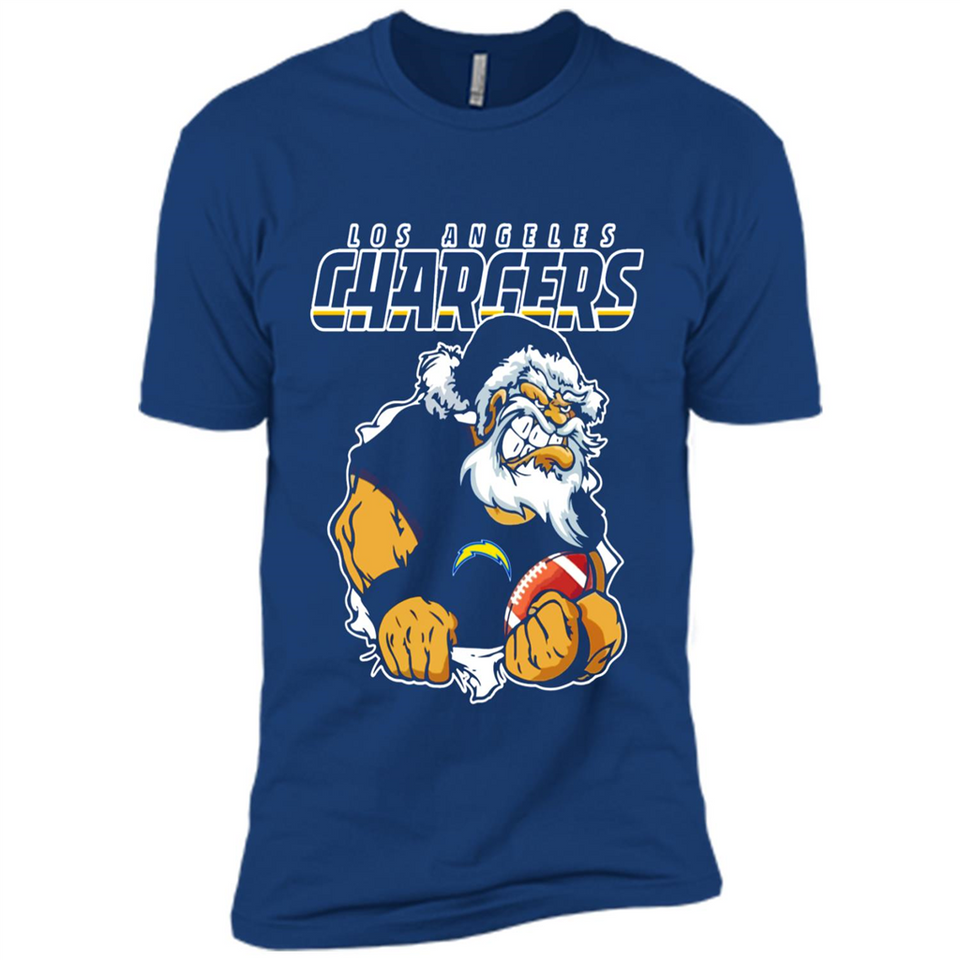 Grumpy Santa Claus Los Angeles Chargers Football Team PINGPONG