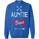 Aunt Shirt Buffalo Plaid Family Camp Bear Tee - Sweatshirt