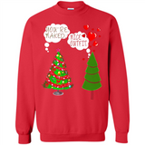 Fir Loves Christmas Tree Funny Undecorated Joke - Sweatshirt
