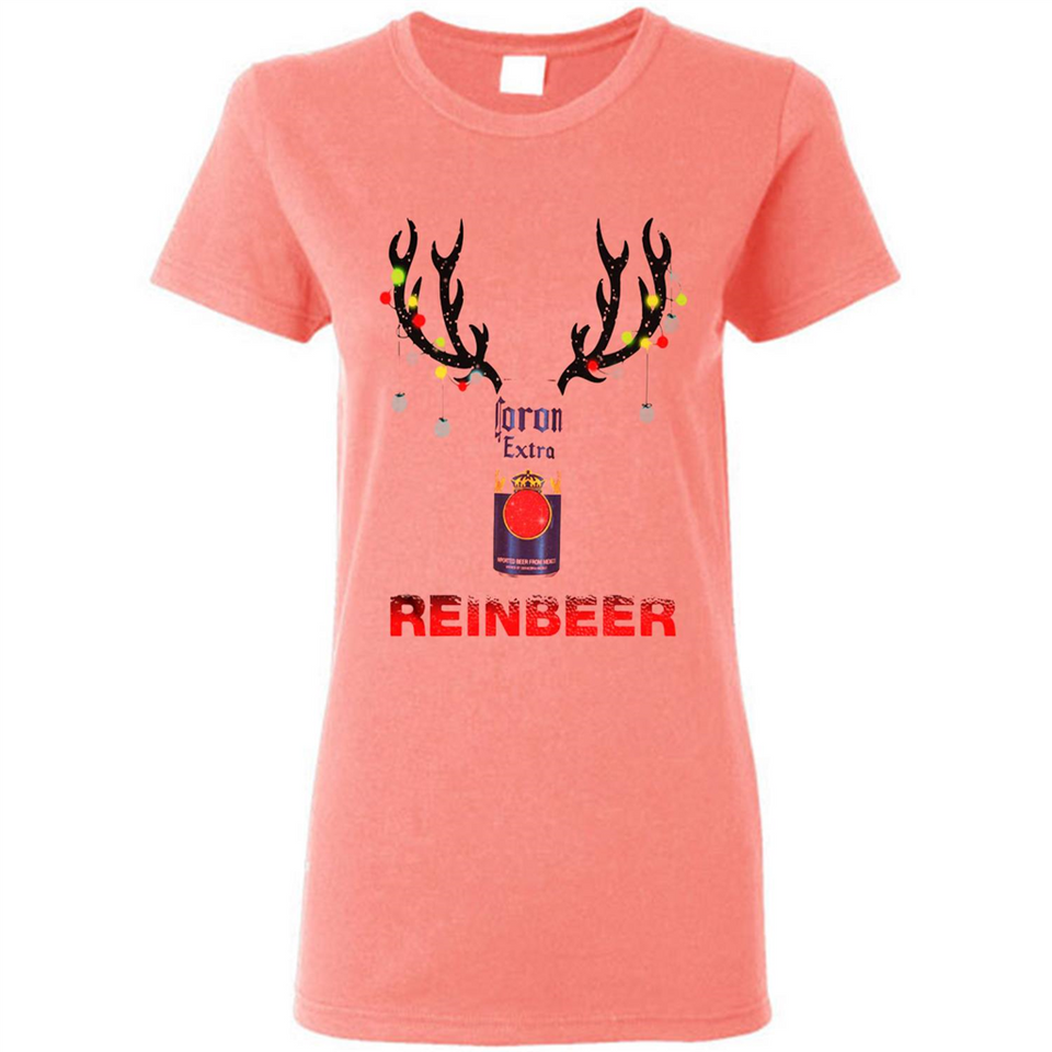 Corona Extra reinbeer Christmas - Ladies Short-Sleeve