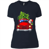 Vintage Santa red Truck Christmas Tree PINGPONG