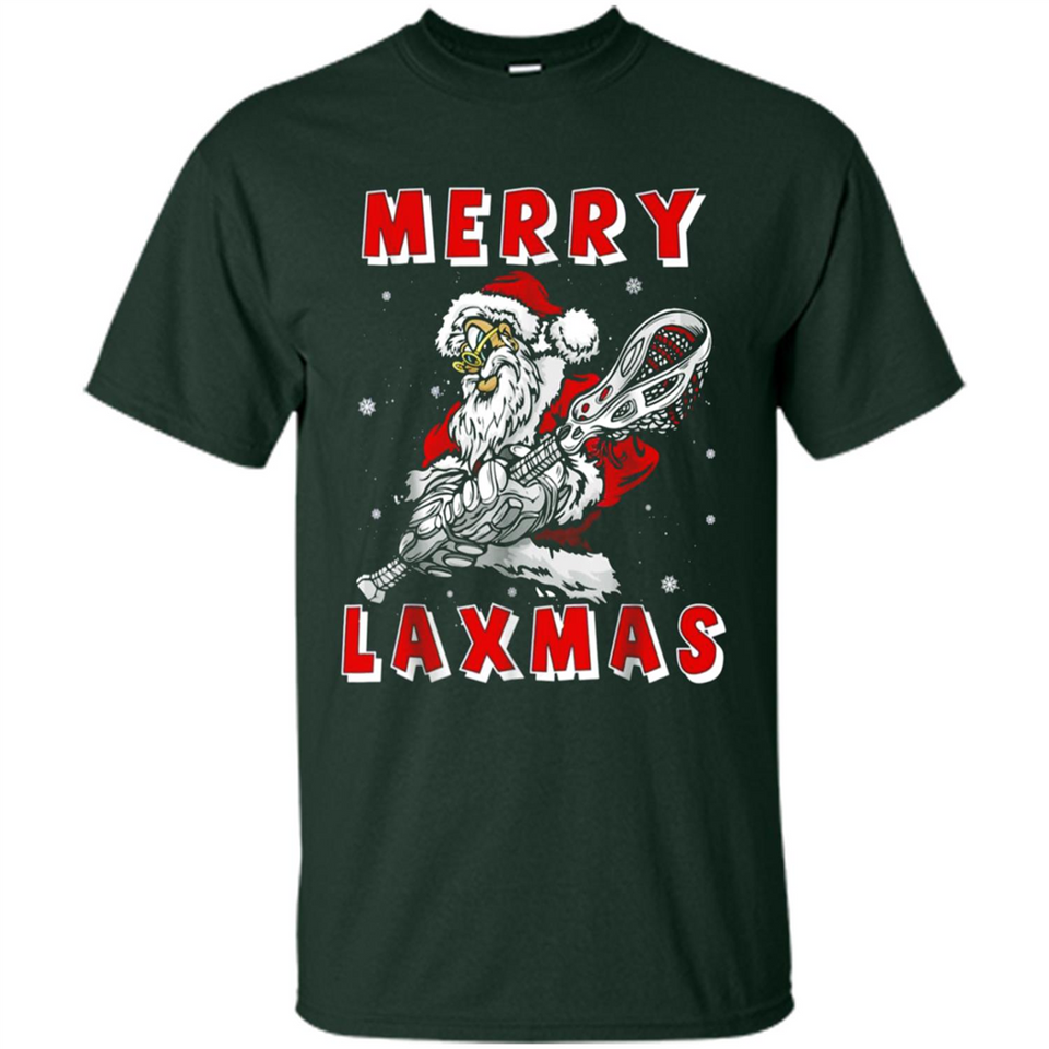 Lacrosse Merry Laxmas Santa - Shirt