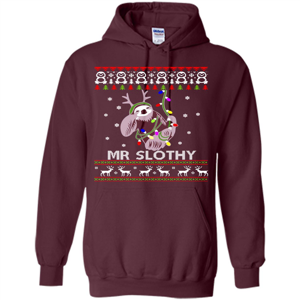 Mr Slothy Christma - Hoodie