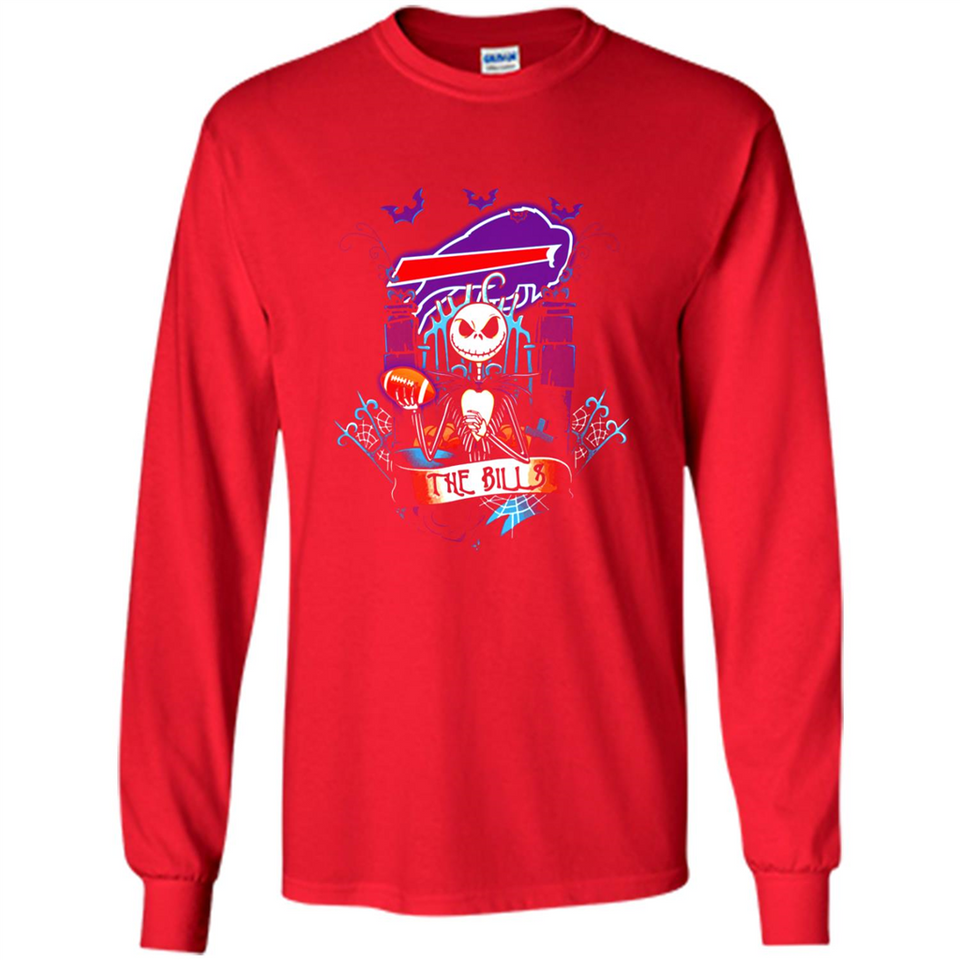 Buffalo Bills Halloween The Nightmare Before Christmas - Long Sleeve T-Shirt