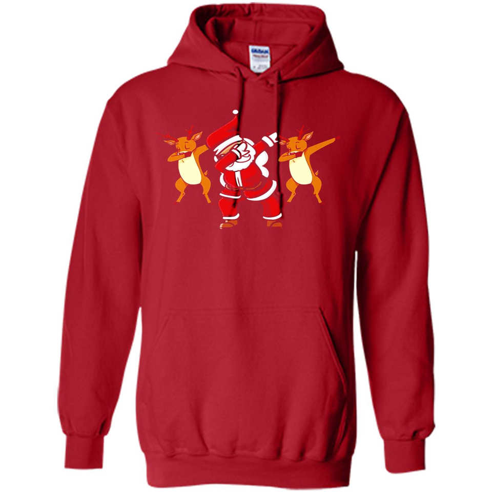 Dabbing Santa - Funny Santa Claus Christmas Dab - Hoodie