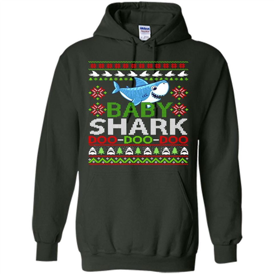 Baby shark Doo Doo Doo Christmas - Hoodie