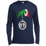 Amazing shirt Boston Celtics Glitter Grinch Monogram Ornament Christmas Gift - Canvas Long Sleeve T-Shirt