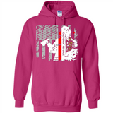Paradise California Firefighter Thin Red Line Funds Youth T-Shirt PINGPONG - Hoodie