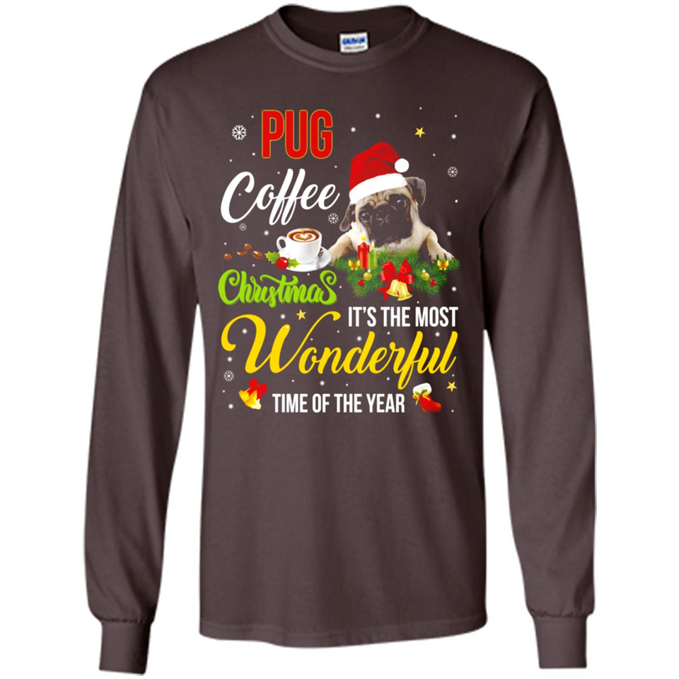 Pug Coffee Wonderful Christmas