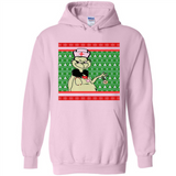 Grinch Nurse Ugly Christmas Sporty T-Shirt PINGPONG - Hoodie