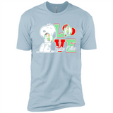 Snoopy loves NBA Boston Celtics - Premium Short Sleeve T-Shirt