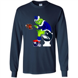 New York Giants Toilet Grinch Santa Claus Football Fan PINGPONG