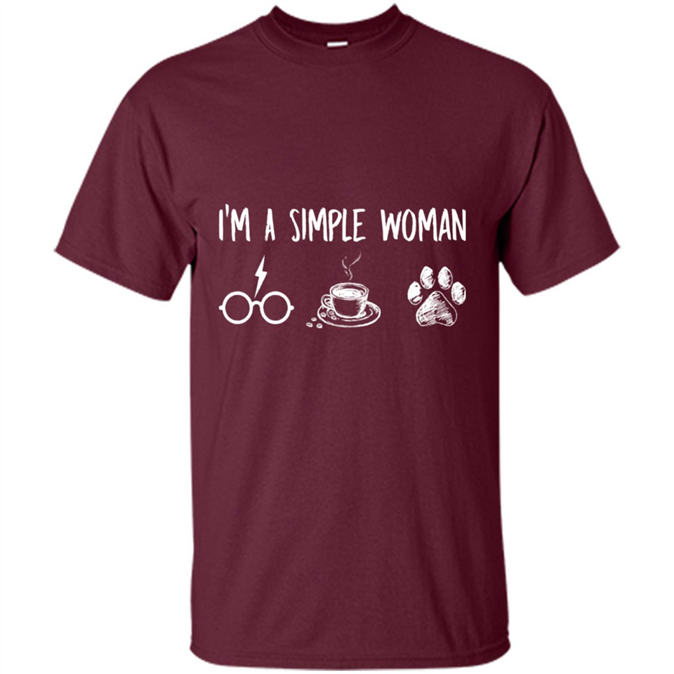 I’m Simple Woman Like Harry Potter, Coffee and Dog