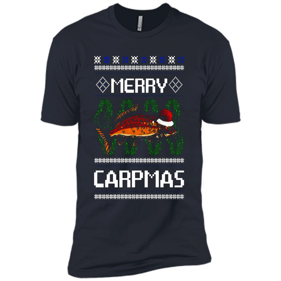 Santa Claus Carpmas Merry Carpmas Christmas Sweater PINGPONG - Premium Short Sleeve T-Shirt