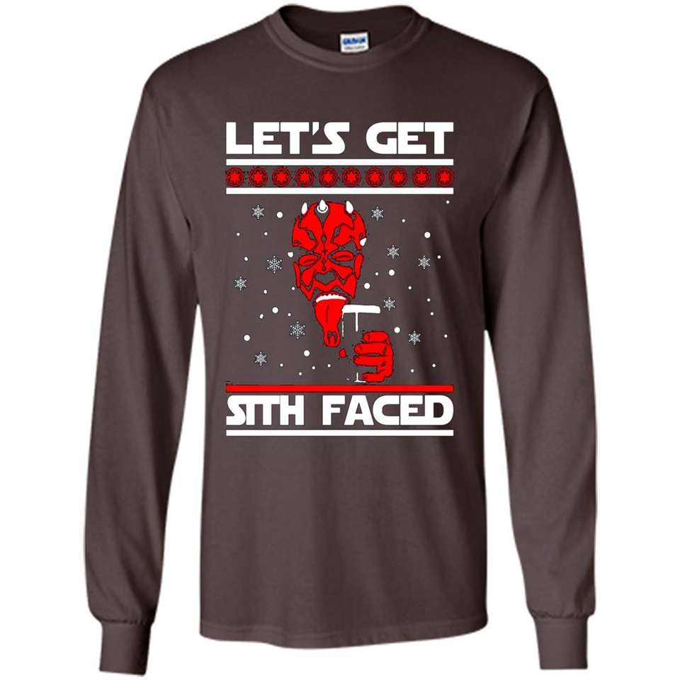 Let’s get sith faced Christmas sweatshirt PINGPONG