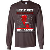 Let’s get sith faced Christmas sweatshirt PINGPONG