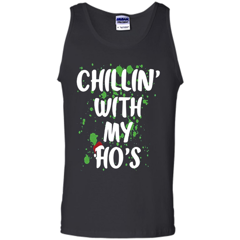 Chillin With My Ho's Funny Christmas - Tank Top