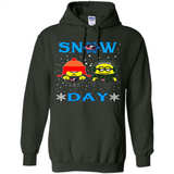 Snow Day Shirt For Columbus Blue Jackets Vs Minion Fans pingpong
