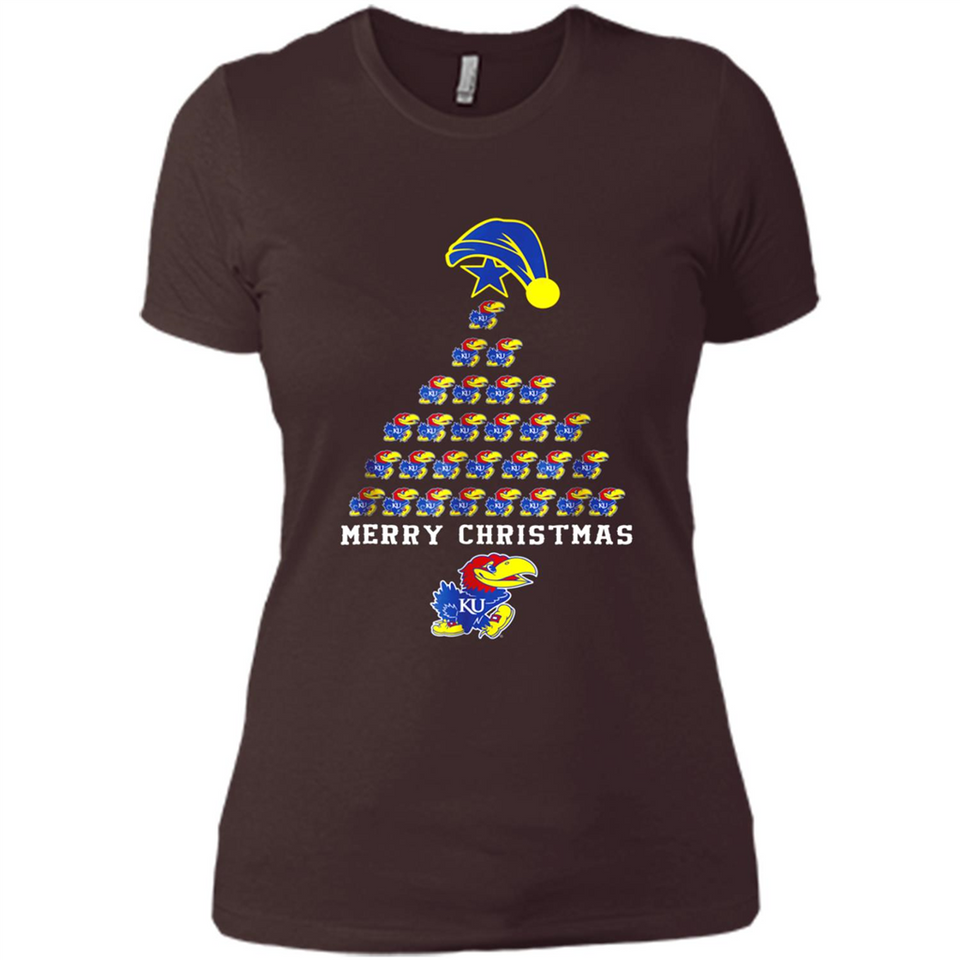 Perfect Kansas Jayhawks Christmas Tree PINGPONG