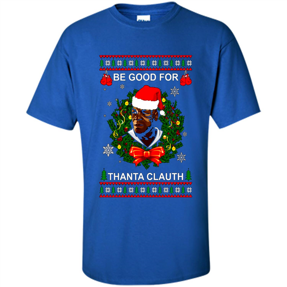 Mike Tyson Thanta Clauth Santa Claus Christmas sweater PINGPONG