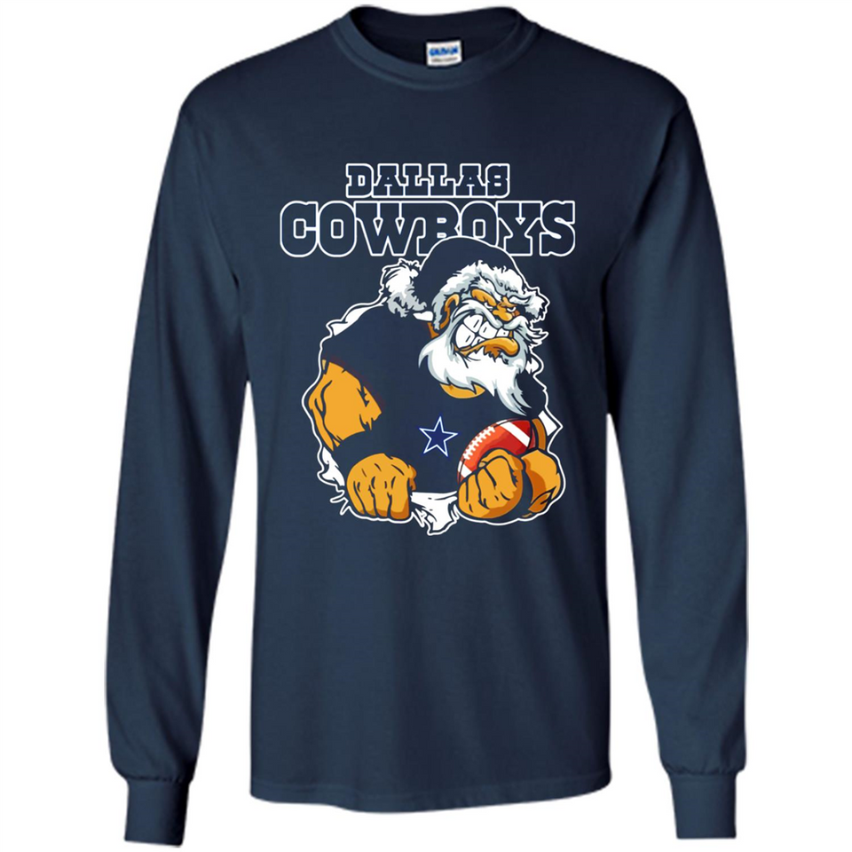 Grumpy Santa Claus Dallas Cowboys Football Team PINGPONG