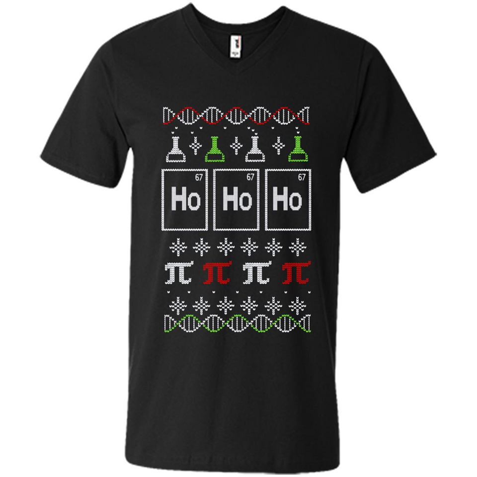 Scientific christmas ugly sweater - Men's V-Neck