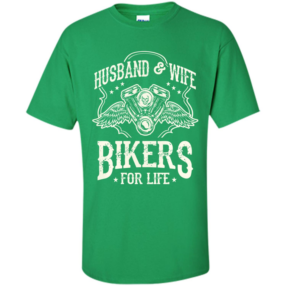 Husband & Wife Biker For Life Couple