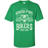 Husband & Wife Biker For Life Couple