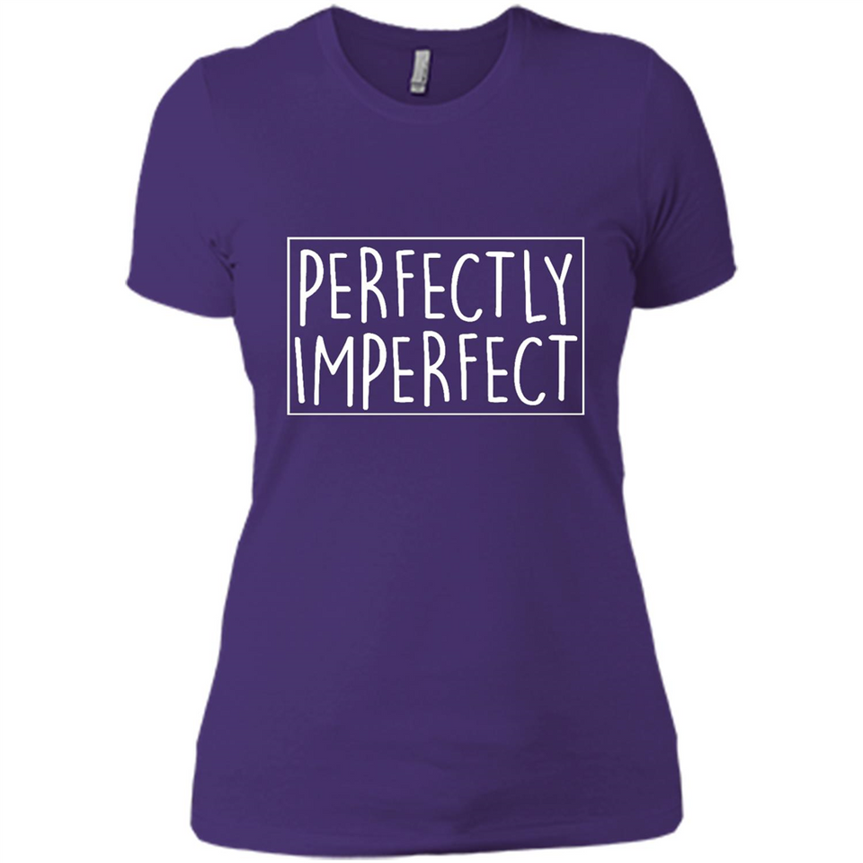 Perfectly Imperfect Black mugs PINGPONG - Ladies' Boyfriend T-Shirt