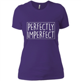 Perfectly Imperfect Black mugs PINGPONG - Ladies' Boyfriend T-Shirt