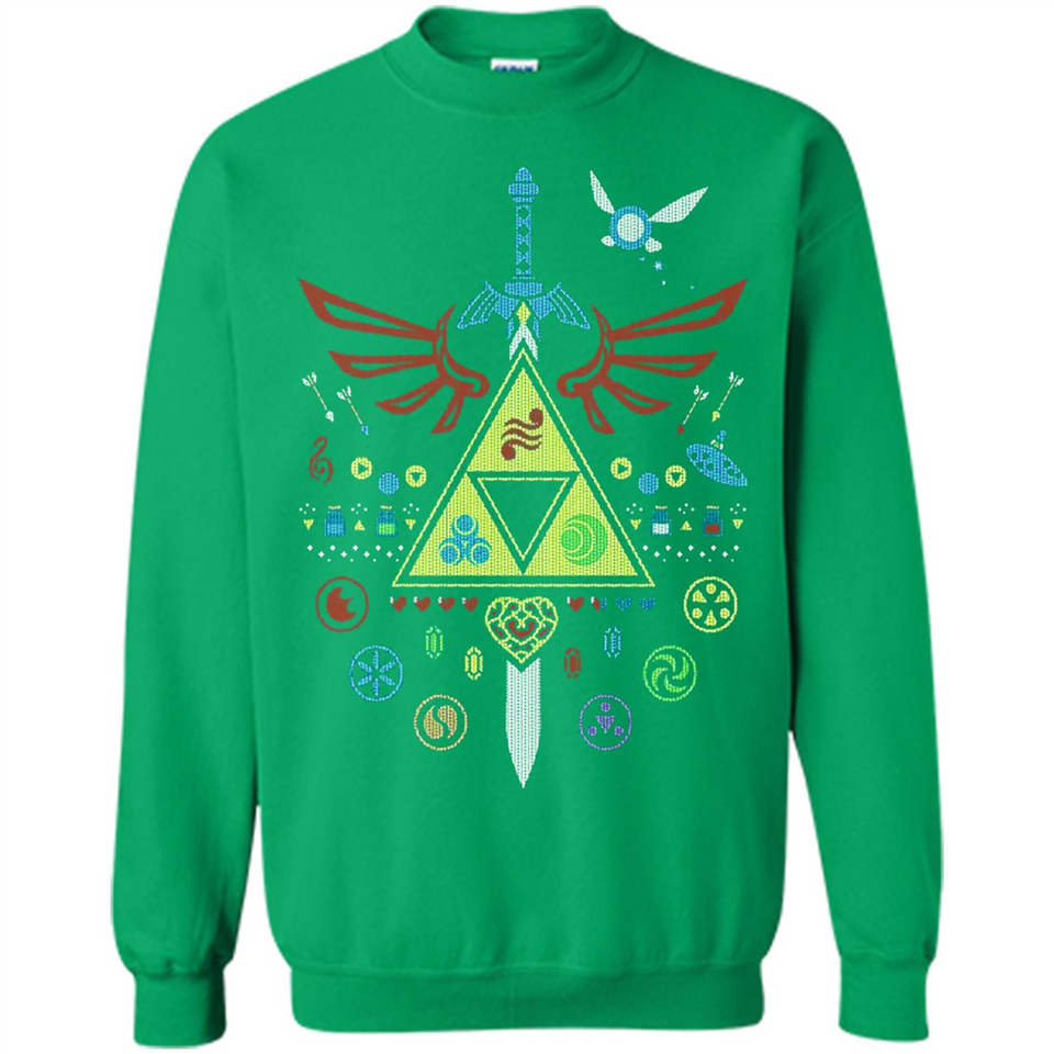 Song of Christmas Time the Legend of Zelda Ugly Sweater Perfect Christmas - Sweatshirt