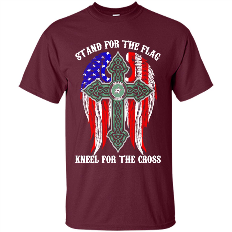 Dallas Stars - stand for the flag kneel for the cross