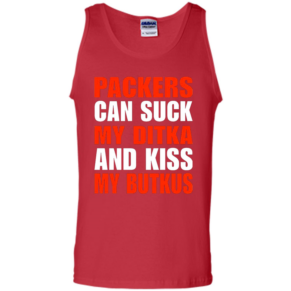 Packers can suck my Ditka and kiss my Butkus PINGPONG - Tank Top