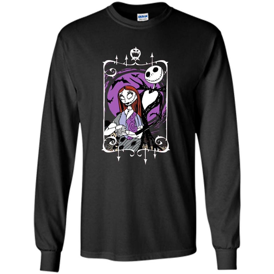 Disney Nightmare Before Christmas Jack And Sally T-Shirt - Long Sleeve T-Shirt