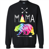 Mama Bear Shirt Tie Dye Family Vacation & Camping Tee - Sweatshirt