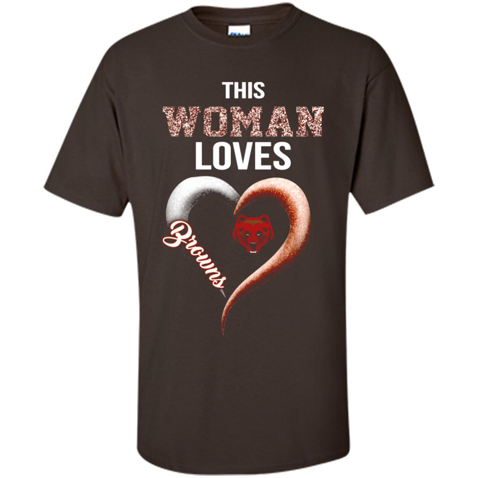 This Woman love Browns NFL football team - Shirt