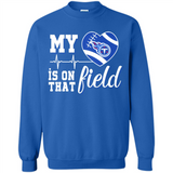 Tennessee Titans Football My Heart is on that Field - Sweatshirt