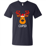 Cupid Santa Claus Funny Xmas Holiday T-Shirt - Men's V-Neck