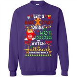 Let's Bake Stuff Drink Hot Cocoa Hallmark-Christmas Movies Sweatshirt PINGPONG